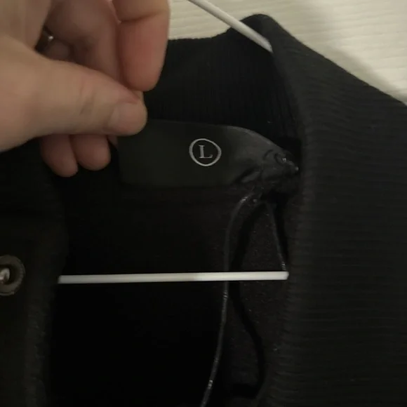 Black Varsity Jacket with White Lightning and Embroidery - Picture 4 of 7